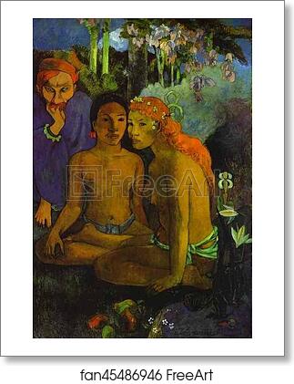 Free art print of Barbarous Tales by Paul Gauguin