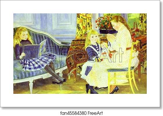 Free art print of Children's Afternoon at Wargemont by Pierre-Auguste Renoir Free art print of Children's Afternoon at Wargemont by Pierre-Auguste Renoir
