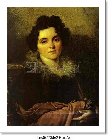 Free art print of Portrait of D. N. Khvostova by Orest Kiprensky Free art print of Portrait of D. N. Khvostova by Orest Kiprensky