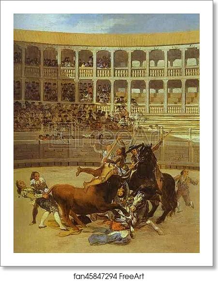 Free art print of Death of the Picador by Francisco De Goya Y Lucientes Free art print of Death of the Picador by Francisco De Goya Y Lucientes