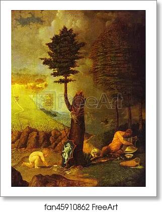 Free art print of Allegory by Lorenzo Lotto