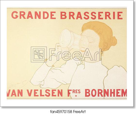 Free art print of Grande Brasserie Van Velsen frères. Bornhem. by Armand Rassenfosse Free art print of Grande Brasserie Van Velsen frères. Bornhem. by Armand Rassenfosse