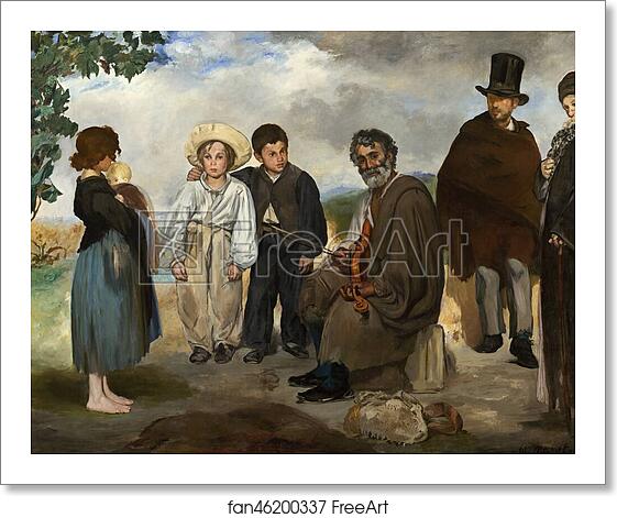 Free art print of The Old Musician by Édouard Manet Free art print of The Old Musician by Édouard Manet