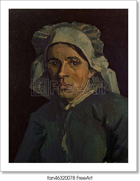 Free art print of Head of a woman by Vincent Van Gogh