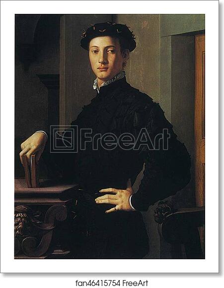 Free art print of Portrait of a Young Man with a Book by Agnolo Bronzino