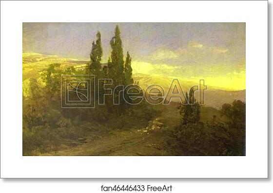 Free art print of Evening in the Crimea by Feodor Vasilyev Free art print of Evening in the Crimea by Feodor Vasilyev