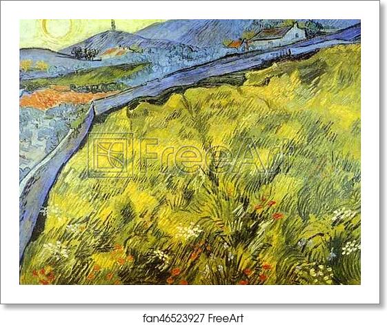 Free art print of Wheat Field by Vincent Van Gogh Free art print of Wheat Field by Vincent Van Gogh