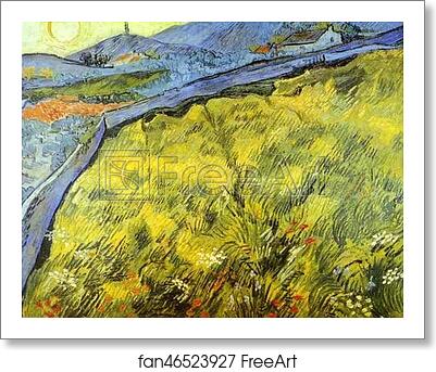 Free art print of Wheat Field by Vincent Van Gogh