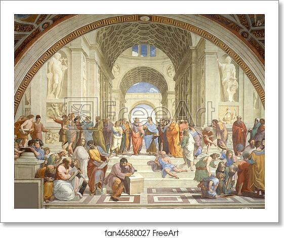 Free art print of The School of Athens by Raphael Free art print of The School of Athens by Raphael