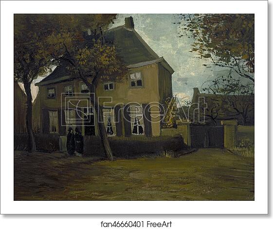 Free art print of The vicarage at Nuenen by Vincent Van Gogh Free art print of The vicarage at Nuenen by Vincent Van Gogh