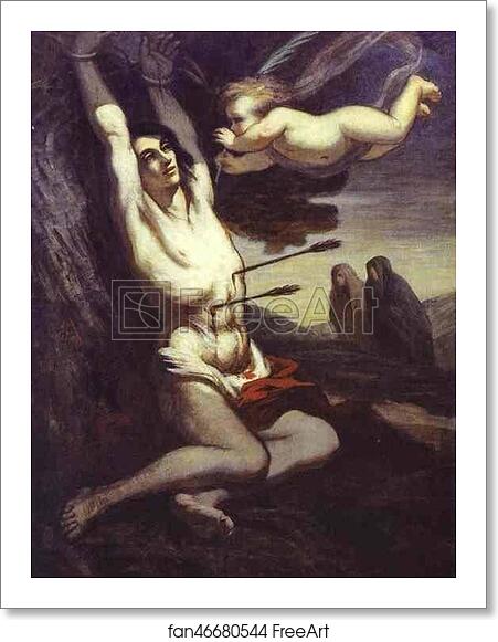 Free art print of Martyrdom of St. Sebastian by Honoré Daumier