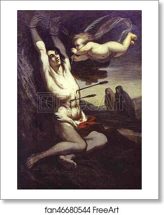 Free art print of Martyrdom of St. Sebastian by Honoré Daumier