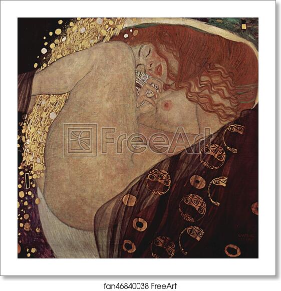 Free art print of Danae by Gustav Klimt Free art print of Danae by Gustav Klimt