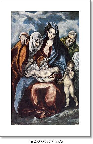 Free art print of The Holy Family by El Greco Free art print of The Holy Family by El Greco