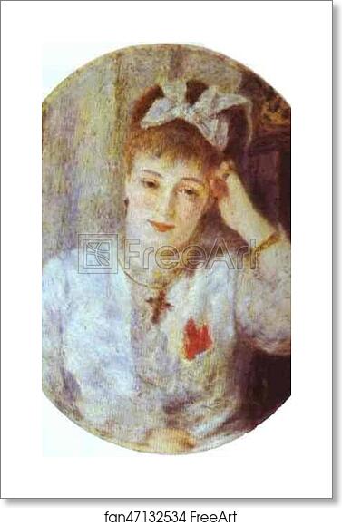Free art print of Portrait of Marie Murer by Pierre-Auguste Renoir