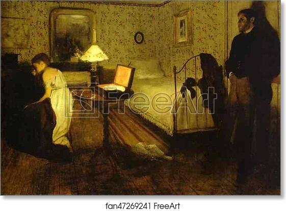 Free art print of The Rape by Edgar Degas