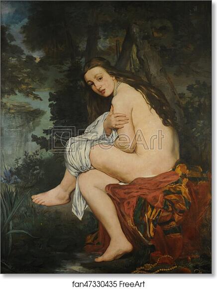 Free art print of La Nymphe surprise by Édouard Manet