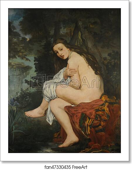 Free art print of La Nymphe surprise by Édouard Manet Free art print of La Nymphe surprise by Édouard Manet