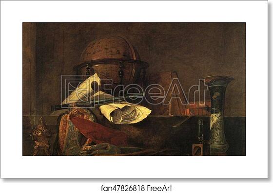 Free art print of The Attributes of the Sciences by Jean-Baptiste-Simeon Chardin Free art print of The Attributes of the Sciences by Jean-Baptiste-Simeon Chardin