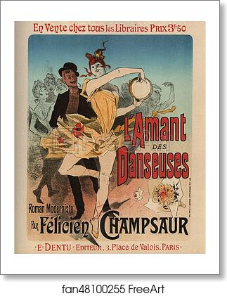Free art print of L'Amant des Danseuses by Jules Chéret Free art print of L'Amant des Danseuses by Jules Chéret