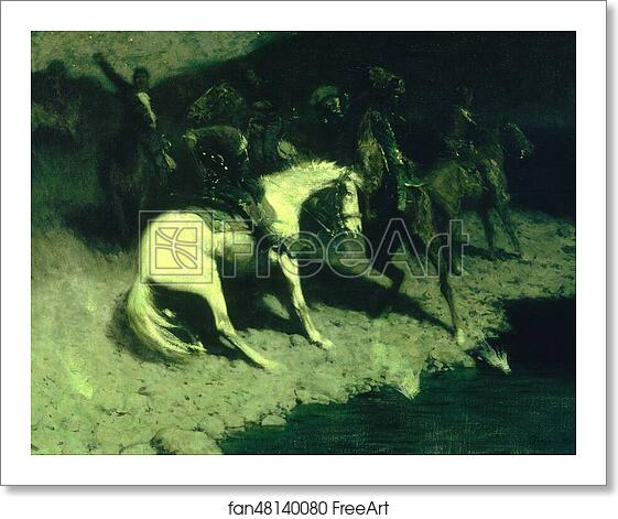 Free art print of Fired On by Frederic Remington Free art print of Fired On by Frederic Remington