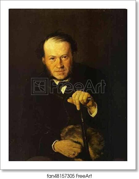 Free art print of Portrait of Vasily Bezsonov by Vasily Perov Free art print of Portrait of Vasily Bezsonov by Vasily Perov