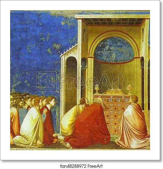 Free art print of The Wooers Praying by Giotto Free art print of The Wooers Praying by Giotto