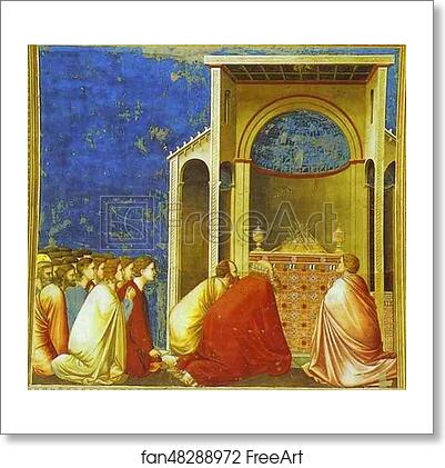Free art print of The Wooers Praying by Giotto
