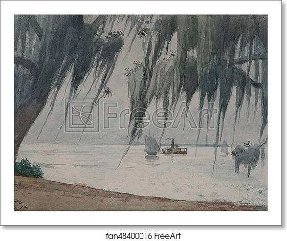 Free art print of Spanish Moss, Tampa bay, Florida by Winslow Homer Free art print of Spanish Moss, Tampa bay, Florida by Winslow Homer