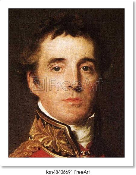 Free art print of Portrait of Arthur Wellesley, 1st Duke of Wellington (1769-1852). Detail by Sir Thomas Lawrence Free art print of Portrait of Arthur Wellesley, 1st Duke of Wellington (1769-1852). Detail by Sir Thomas Lawrence