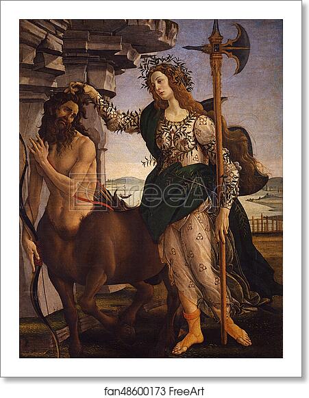 Free art print of Pallas and the Centaur by Sandro Botticelli Free art print of Pallas and the Centaur by Sandro Botticelli