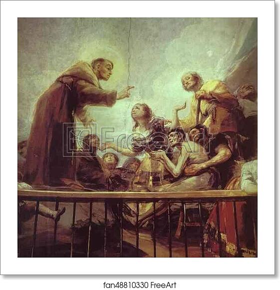 Free art print of The Miracle of St. Anthony by Francisco De Goya Y Lucientes