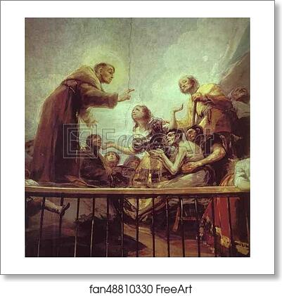 Free art print of The Miracle of St. Anthony by Francisco De Goya Y Lucientes