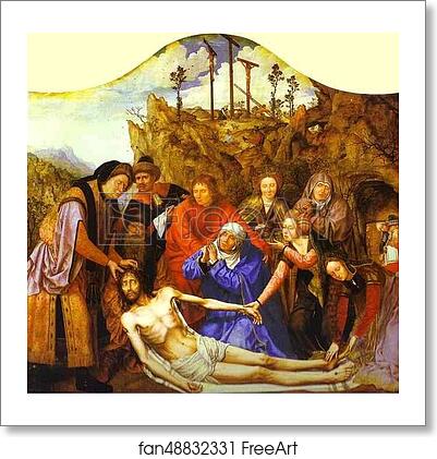 Free art print of Lamentation by Quentin Massys