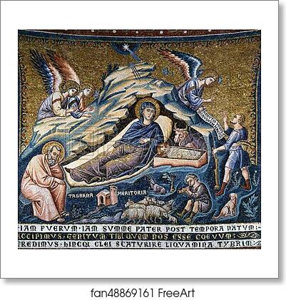 Free art print of Nativity of Christ by Pietro Cavallini