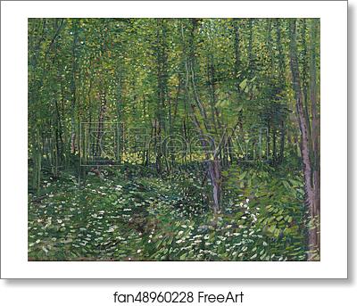 Free art print of Trees and undergrowth by Vincent Van Gogh Free art print of Trees and undergrowth by Vincent Van Gogh