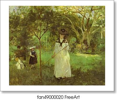 Free art print of Chasing Butterflies by Berthe Morisot Free art print of Chasing Butterflies by Berthe Morisot