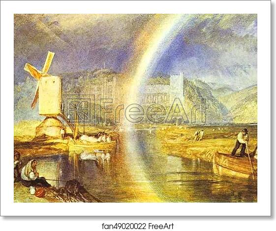 Free art print of Arundel Castle, with Rainbow by Joseph Mallord William Turner Free art print of Arundel Castle, with Rainbow by Joseph Mallord William Turner