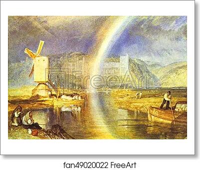 Free art print of Arundel Castle, with Rainbow by Joseph Mallord William Turner Free art print of Arundel Castle, with Rainbow by Joseph Mallord William Turner