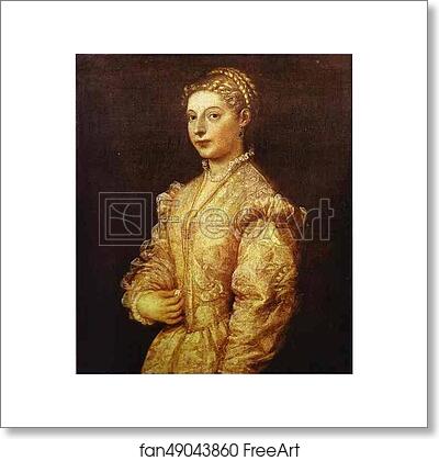 Free art print of Portrait of a Girl (Lavinia) by Titian