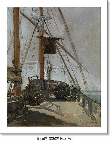 Free art print of The ship's deck by Édouard Manet Free art print of The ship's deck by Édouard Manet