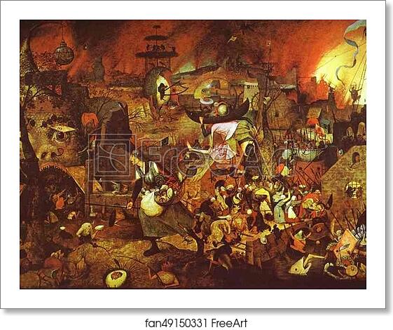 Free art print of 'Dulle Griet' (Mad Meg) by Pieter Bruegel The Elder Free art print of 'Dulle Griet' (Mad Meg) by Pieter Bruegel The Elder