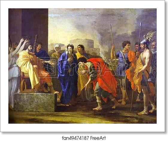 Free art print of The Noble Deed of Scipio by Nicolas Poussin Free art print of The Noble Deed of Scipio by Nicolas Poussin