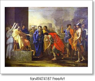Free art print of The Noble Deed of Scipio by Nicolas Poussin