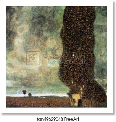 Free art print of The Big Poplar II by Gustav Klimt Free art print of The Big Poplar II by Gustav Klimt
