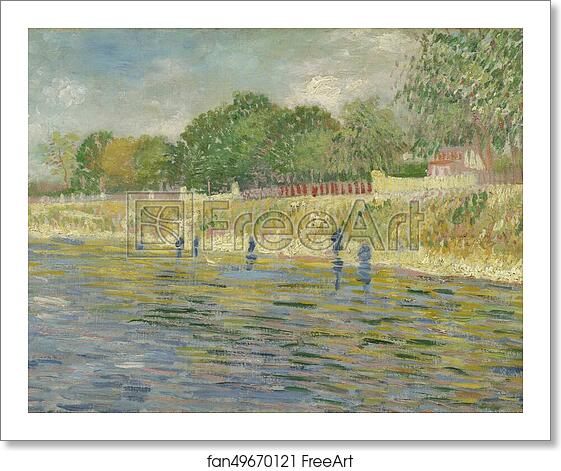 Free art print of Bank of the Seine by Vincent Van Gogh Free art print of Bank of the Seine by Vincent Van Gogh