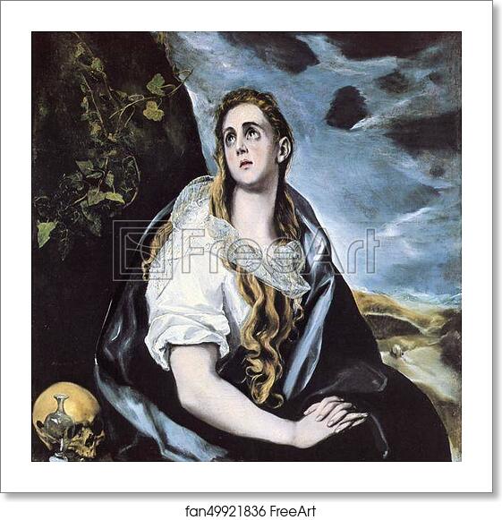 Free art print of Mary Magdalen in Penitence by El Greco Free art print of Mary Magdalen in Penitence by El Greco