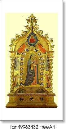 Free art print of Madonna della Stella by Fra Angelico