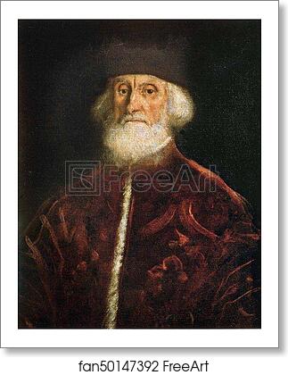 Free art print of Portrait of Jacopo Soranzo by Jacopo Robusti, Called Tintoretto