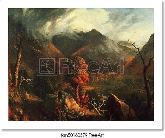 Free art print of View in the White Mountains by Thomas Cole Free art print of View in the White Mountains by Thomas Cole